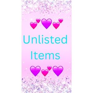💕 Unlisted items to be sold during my shows 💕